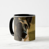 Bester der Schäferhund-Vater der Welt Tasse (Vorderseite Links)
