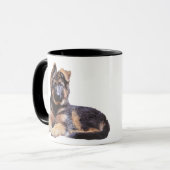 Bester der Schäferhund-Vater der Welt Tasse (Vorderseite Links)