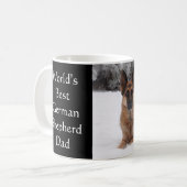 Bester der Schäferhund-Vater der Welt Tasse (Vorderseite Links)