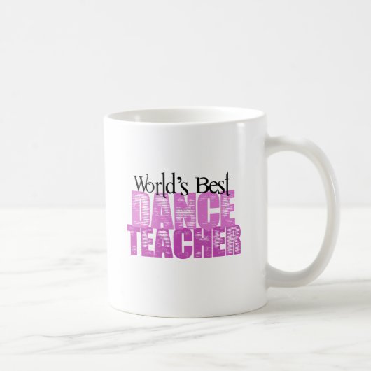 Bester der Tanz-Lehrer der Welt Kaffeetasse (Rechts)