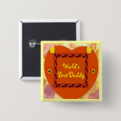 Bester der Vati-Knopf der Welt Button (Vorne & Hinten)