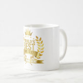 Bester der Welt Gold 5 Sterne Kaffeetasse (VorderseiteRechts)