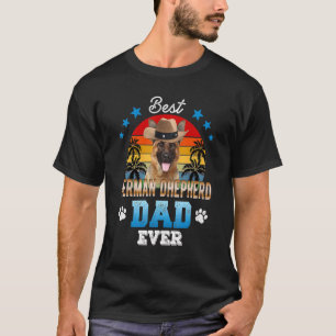 Bester deutscher Schäferhund Vater je Bester Vater T-Shirt