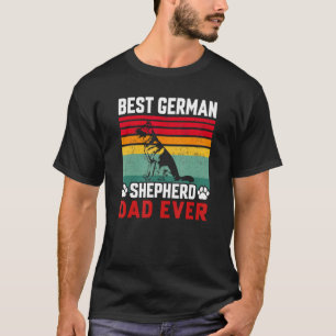 Bester Deutscher Schäferhund-Vater überhaupt Daddy T-Shirt