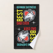 Bester deutscher Shepherd-Vater je Badhandtuch Set (Handtuch)