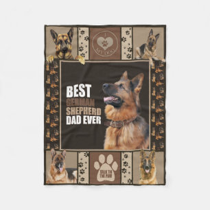 Bester deutscher Shepherd-Vater je Fleecedecke