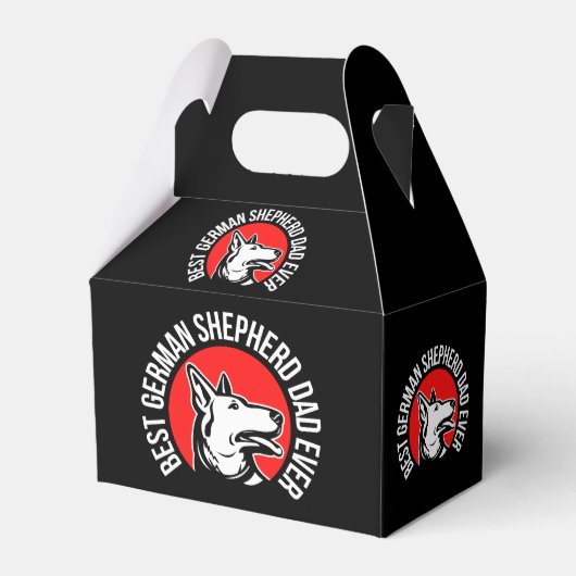 Bester deutscher Shepherd-Vater je Geschenkschachtel (Vorderseite)