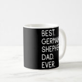 Bester deutscher Shepherd-Vater je Kaffeetasse (VorderseiteRechts)