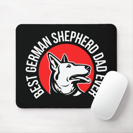 Bester deutscher Shepherd-Vater je Mousepad (Mit Mouse)