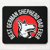 Bester deutscher Shepherd-Vater je Mousepad (Vorne)