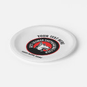 Bester deutscher Shepherd-Vater je Pappteller (Schrägansicht)