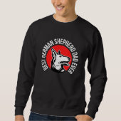 Bester deutscher Shepherd-Vater je Sweatshirt (Vorderseite)