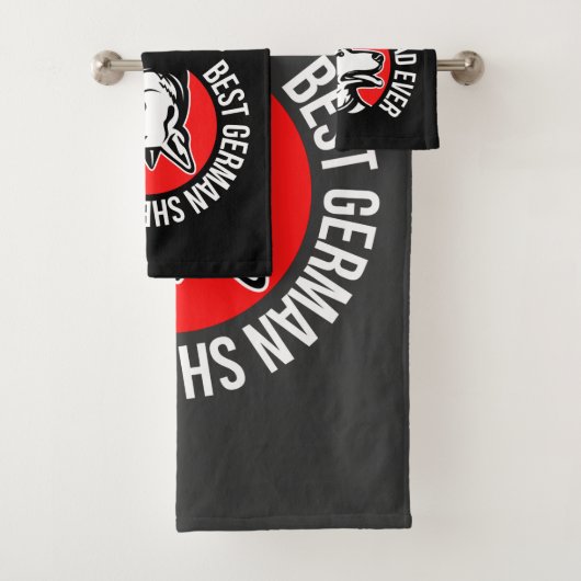 Bester deutscher Vater je Badhandtuch Set (Insitu)