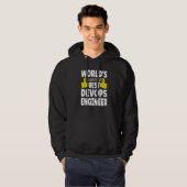 Bester Devops-Ingenieur der Welt Jobtitel Devops Hoodie (Vorne ganz)