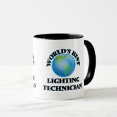 Bester die Beleuchtungs-Techniker der Welt Tasse (VorderseiteRechts)