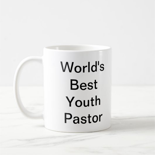 Bester die Jugend-Pastor der Welt Kaffeetasse (Links)