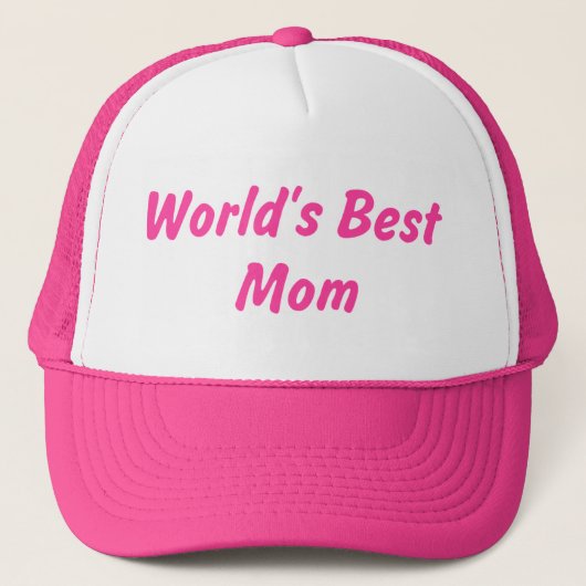 Bester die Mama-Hut der Welt Truckerkappe (Vorderseite)