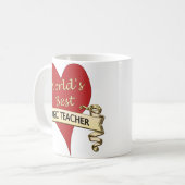 Bester die Musik-Lehrer der Welt Kaffeetasse (Vorderseite Links)
