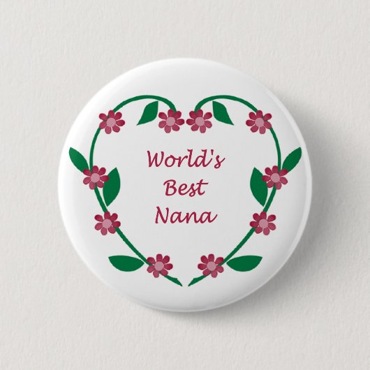 Bester die Nana-Knopf der Welt Button (Vorderseite)