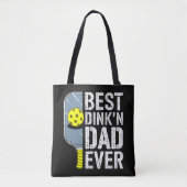 Bester Dink'N Dad Ever Pickleball Tasche (Vorderseite)