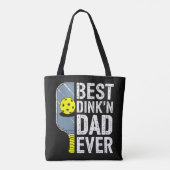 Bester Dink'N Dad Ever Pickleball Tasche (Rückseite)