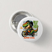 Bester Dino-Fahrer super cool Button (Vorne & Hinten)