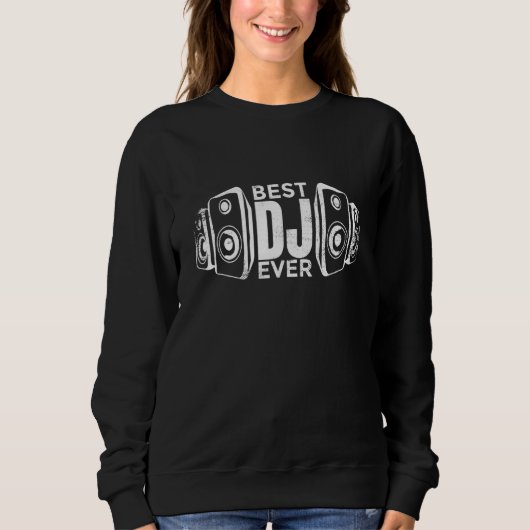 Bester Dj je Sweatshirt (Vorderseite)
