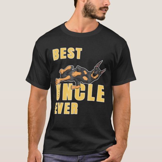 Bester Doberman Uncle je T-Shirt (Vorderseite)