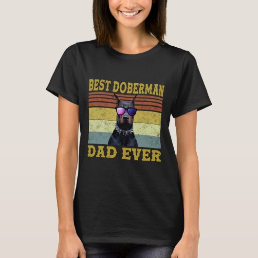 Bester Doberman-Vater je 98 T-Shirt (Vorderseite)