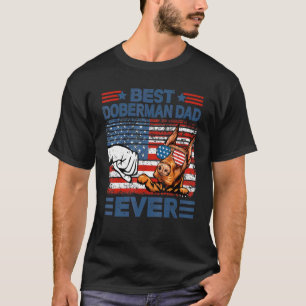 Bester Dobermann-Vater Aller Zeiten Amerikanischer T-Shirt