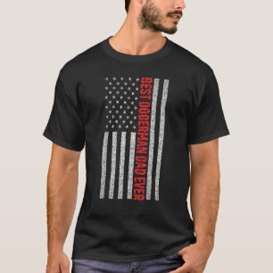 Bester Dobermann-Vater Aller Zeiten Us Amerikanisc T-Shirt