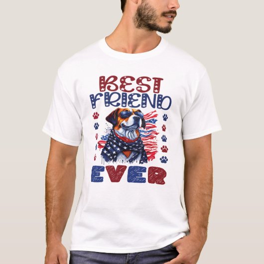 Bester Dog Friend 2024 T-Shirt (Vorderseite)