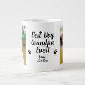 Bester Dog Opa je Foto Hund Jumbo-Tasse (Vorderseite)