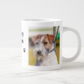 Bester Dog Opa je Foto Hund Jumbo-Tasse (Rechts)