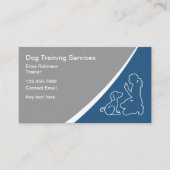 Bester Dog Trainer Canine Instructor Visitenkarte (Vorderseite)