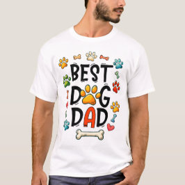 *Bester Dog-Vater Digitaldruck T-Shirt