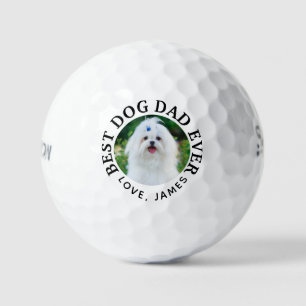 Bester DOG-VATER je Pet-Foto Golfball