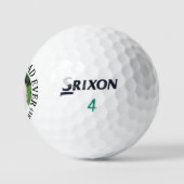 Bester DOG-VATER je Pet-Foto Golfball (Logo)