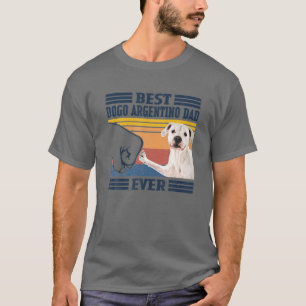 Bester Dogo Argentino-Vater Aller Zeiten Vintage V T-Shirt