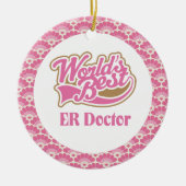 Bester Doktor Gift Ornament der ER der Welt (Vorne)