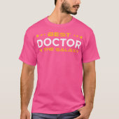Bester Doktor im Beruf der Galaxy Geeky T-Shirt (Vorderseite)