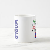 Bester Doktor In World 2 (Vati) Kaffeetasse (Mittel)