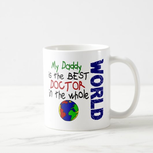 Bester Doktor In World 2 (Vati) Kaffeetasse (Rechts)