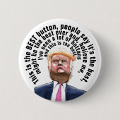 Bester Donald- Trumpknopf Button (Vorderseite)