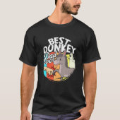 Bester Donkey-Vater je Retro-Bauer Tier Donk T-Shirt (Vorderseite)