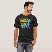 Bester Double Bass Player je Contrabass Double Ba T-Shirt (Vorne ganz)
