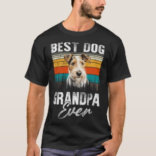 Bester Draht-Fuchs-Terrier-Opa überhaupt Hunde Lie T-Shirt