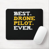 Bester Drohnenpilot je lustiger Kommerzieller Quad Mousepad (Mit Mouse)