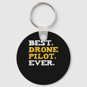 Bester Drohnenpilot je lustiger Kommerzieller Quad Schlüsselanhänger