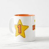 Bester Drummer je Zweifarbige Tasse (Vorderseite Links)